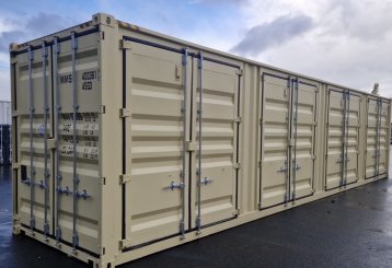 40 Fuß HC HQ 5 Multidoor Container Lagercontainer Seecontainer NEU 