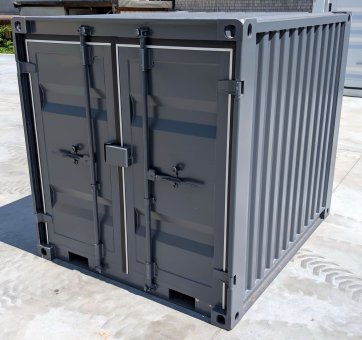 6 Fuß Lagercontainer Materialcontainer, neu, Farbe RAL7016 Anthrazitgrau 