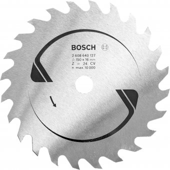 Bosch Sägeblatt 24CV 150 x 16 mm (24 Zähne) 