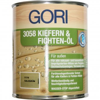 GORI Kiefern & Fichten-Öl 3058 Salzgrün 5178 0,75L 