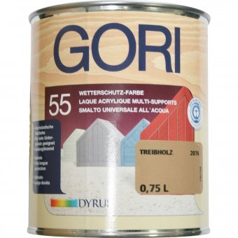 GORI Wetterschutzfarbe 55 Treibholz 2076 0,75L 