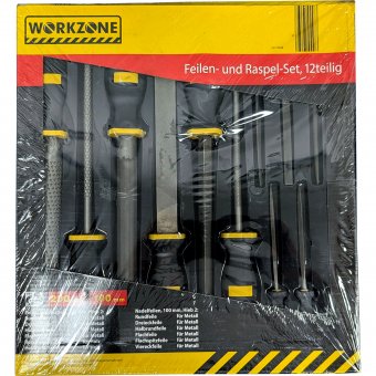 Workzone Feilen- und Raspel-Set (12 tlg.) 